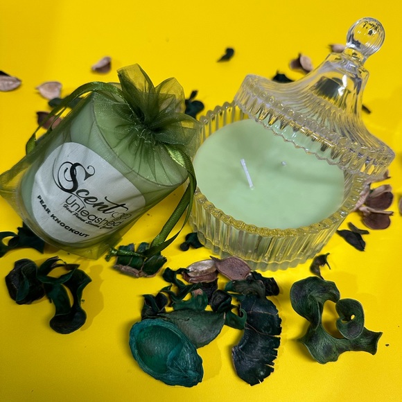 Pear Knockout Set, Fuzzy Patchouli, and White Pumpkin Mahogany. - Picture 2 of 7